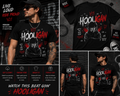Hooligan Streetwear Graphic T-Shirt – Urban Rider Helmet Punk Style Unisex Tee