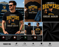 Make Brewers Great Again Baseball Fan T-Shirt – Brewers Inspired Funny Sports Graphic Tee