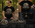 Fatherhood Like a Walk in the Park T-Rex Skull Dad Shirt – Funny Dinosaur Father’s Day Graphic Tee