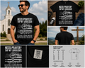 Need Prayer? Tap My Shoulder Christian T-Shirt – Matthew 18:20 Faith Graphic Tee