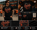 Vintage Orioles Flying Bird Graphic T-Shirt – Retro Baseball Fan Classic Unisex Tee