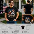 Boop Vintage Eagle Retro Patriotic Graphic T-Shirt
