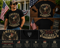 America 250 Years Patriotic Eagle T-Shirt, 1776–2026 USA 250th Anniversary Vintage Independence Day Graphic Tee