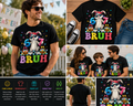 Six Seven Bruh Funny Easter Bunny T-Shirt – Cool Rabbit Meme Graphic Tee for Kids