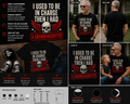 I Used To Be In Charge Then I Had A Granddaughter Skull Wings Grandpa Funny T-Shirt