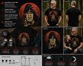 Is He Dead Yet? Gothic Raven Coffee Skull Funny Dark Humor T-Shirt