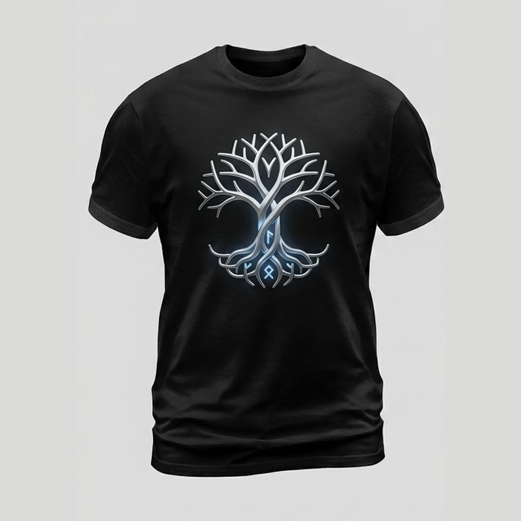 Yggdrasil World Tree Norse Mythology 3D Aop Tshirt