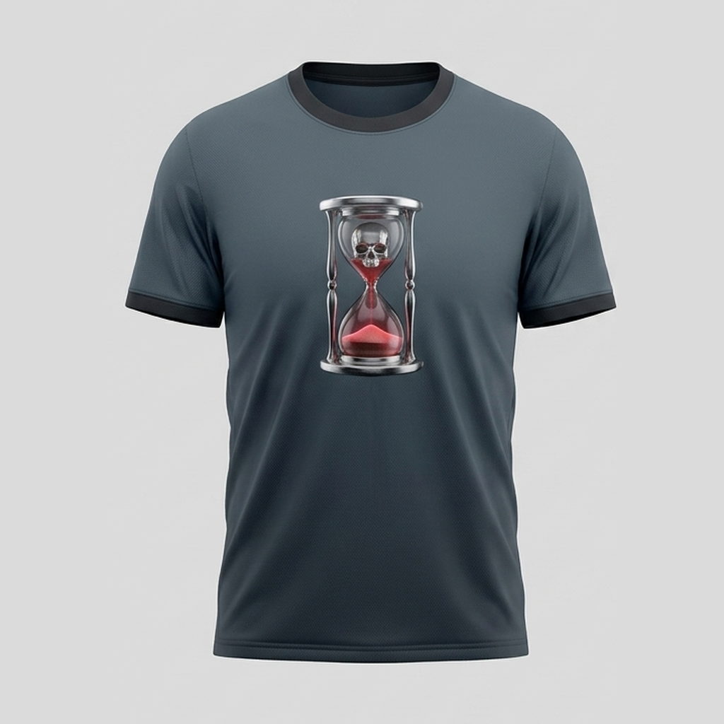Eternity Hourglass Skull Memento Mori 3D Aop Tshirt