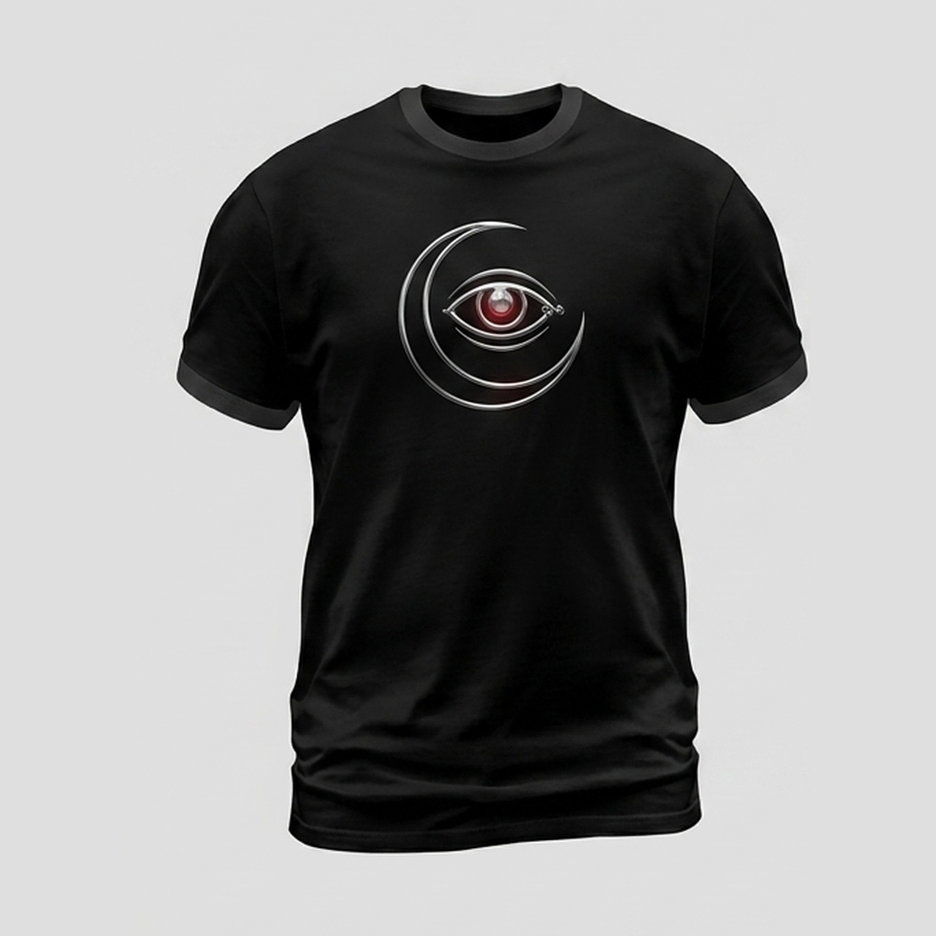 Third Eye Crescent Moon Celestial Oracle 3D Aop Tshirt