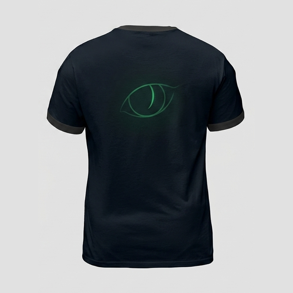 Celestial Black Cat Crescent Moon Eye 3D Aop Tshirt