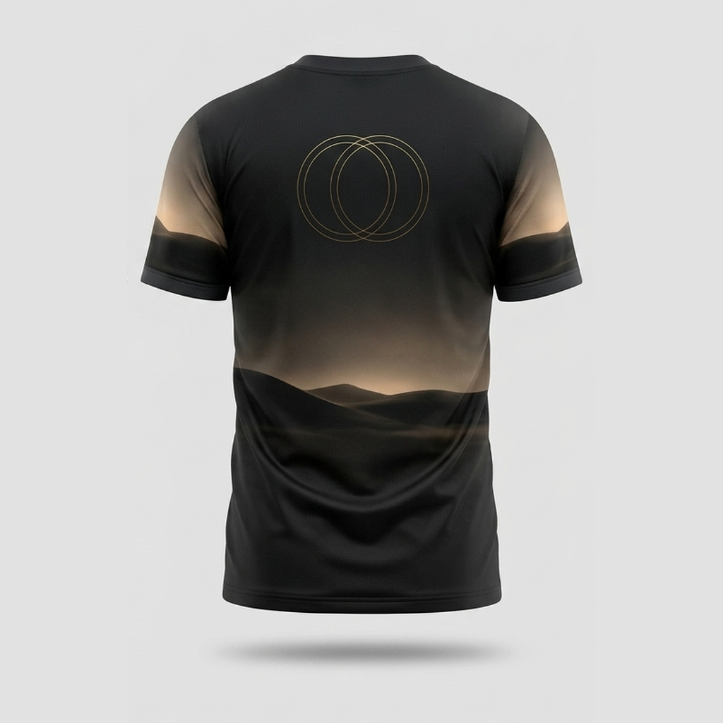 Liquid Gold Vesica Piscis Sacred Ratio 3D Aop Tshirt