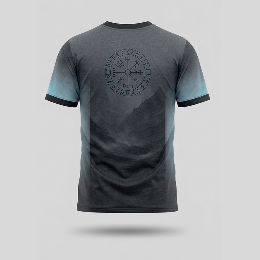 Valknut Triple Triangle Norse Warrior 3D Aop Tshirt