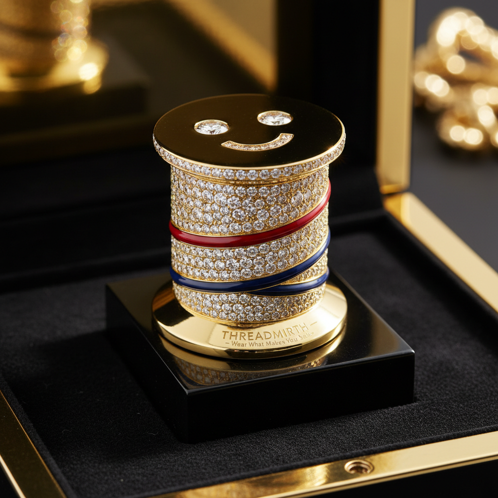Threadmirth 24K Gold & Diamond Spool – Luxury Edition